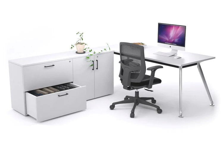 Efficiency and Style: L-Shaped Office Desks for Contemporary Work Envi