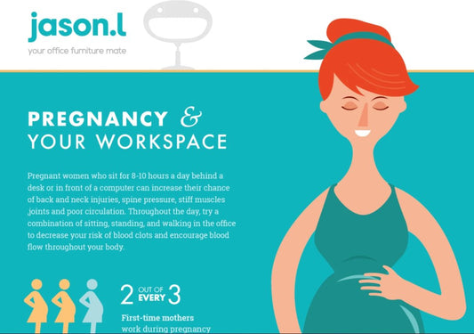 INFOGRAPHIC: Tips on Pregnancy in the Workplace - what you need to know to stay healthy while pregnant.