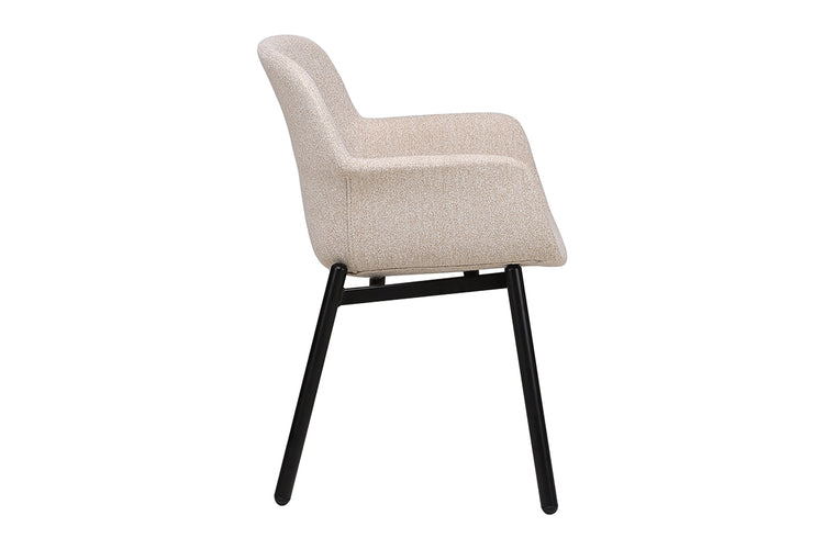 Tommy Tub Fabric Chair   - 4 Leg Base