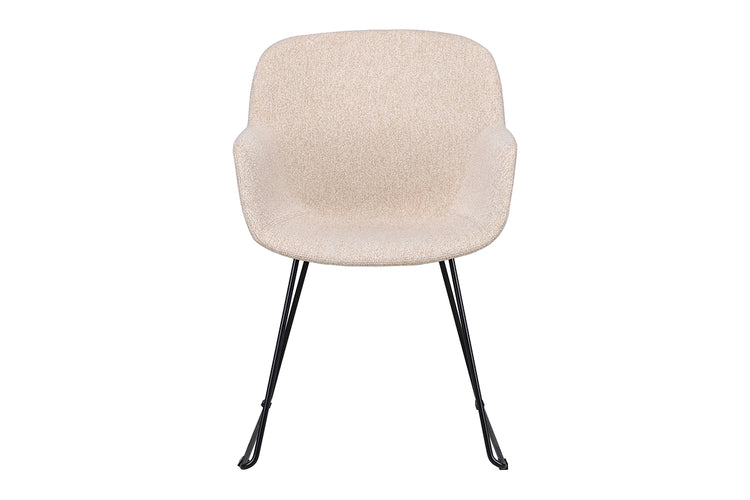 Tommy Tub Fabric Chair   - Sled Base