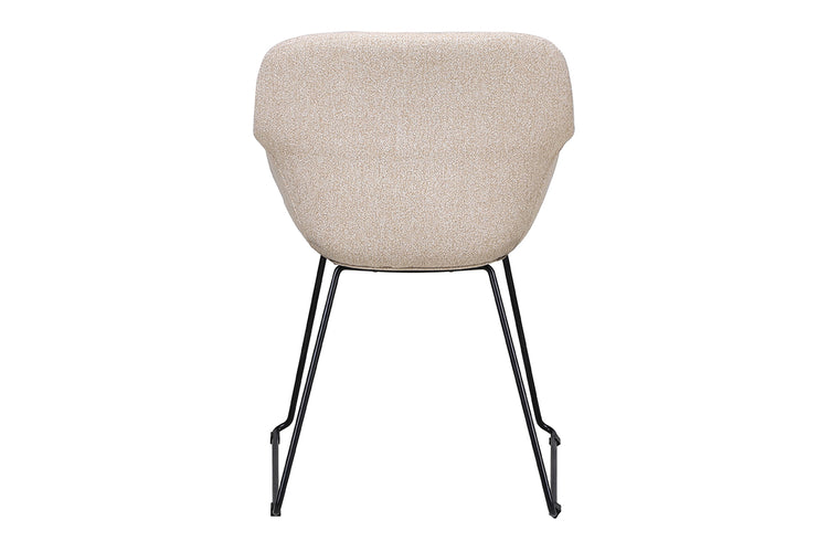 Tommy Tub Fabric Chair   - Sled Base