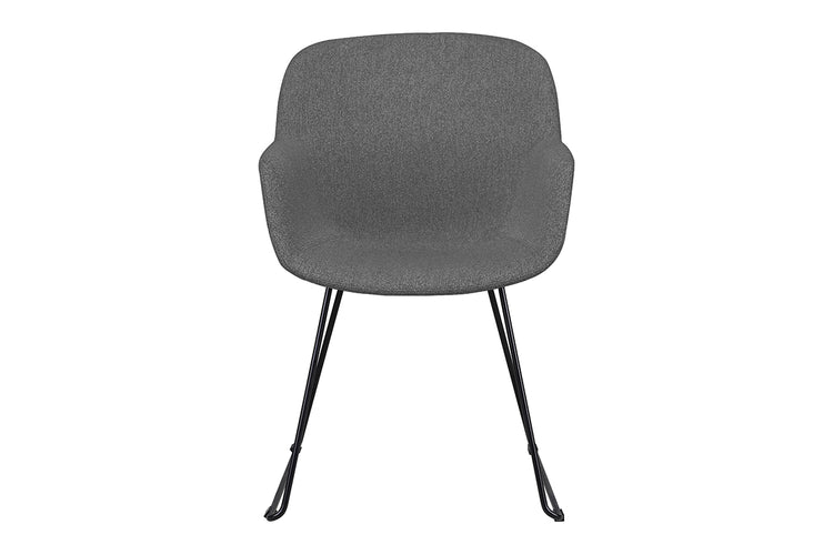 Tommy Tub Fabric Chair   - Sled Base