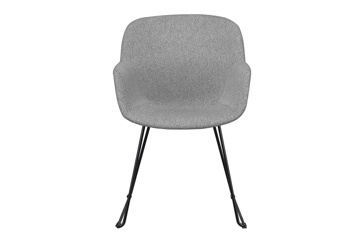 Tommy Tub Fabric Chair   - Sled Base