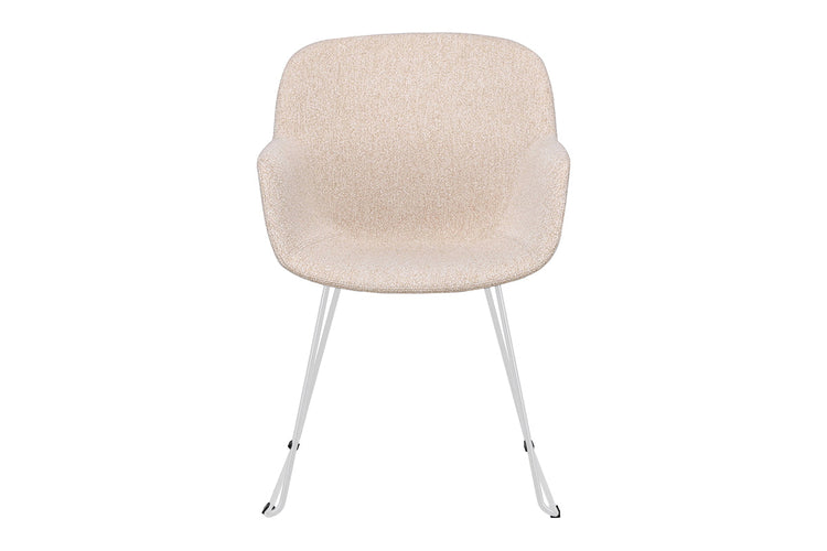 Tommy Tub Fabric Chair   - Sled Base