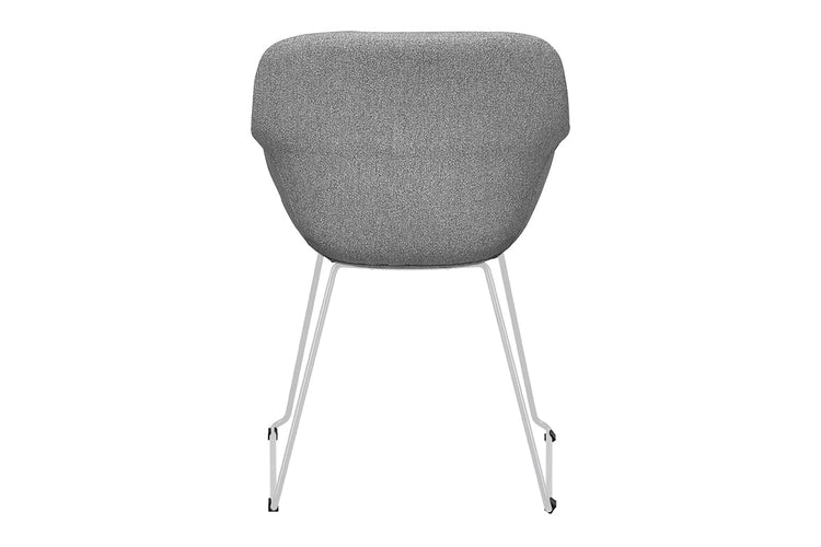 Tommy Tub Fabric Chair   - Sled Base