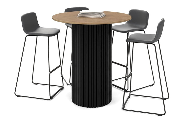 Baobab Circular Base Counter Cafe Table [1000mm] Jasonl 540mm black base salvage oak 