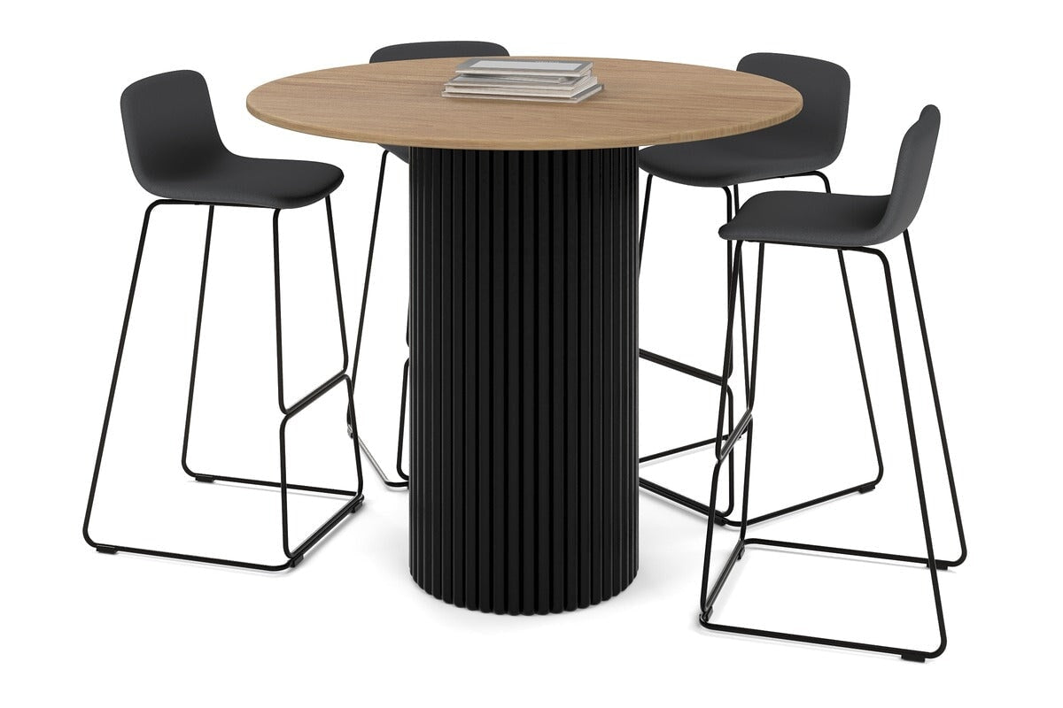 Baobab Circular Base Counter Cafe Table [1200mm] Jasonl 540mm black base salvage oak 