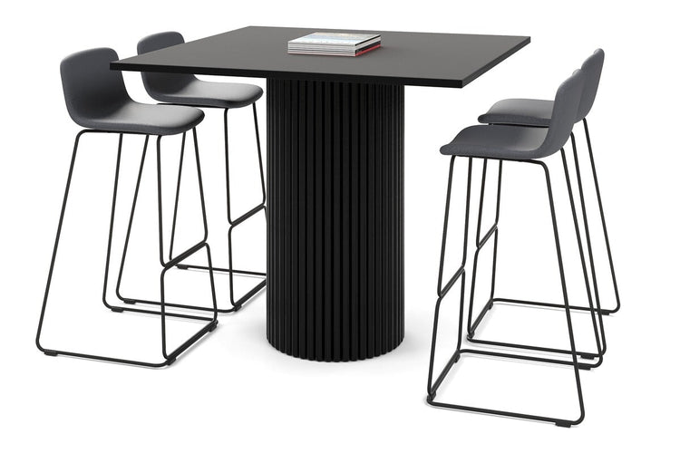 Baobab Circular Base Counter Rectangle Table [1200L x 1200W] Jasonl black leg black 