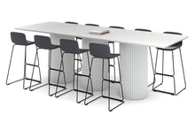  - Baobab Circular Base Counter Rectangle Table - Rounded Corners [3200L x 1100W with Rounded Corners] - 1