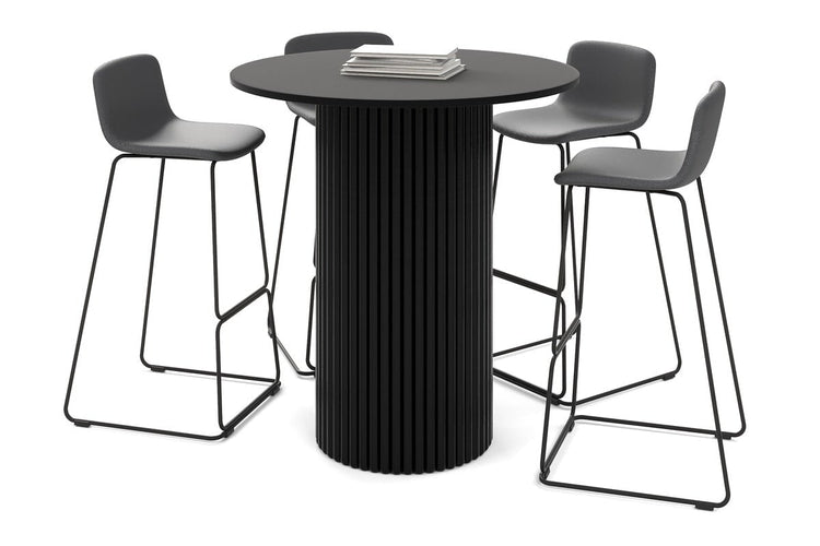 Baobab Circular Base Counter Round Table [1000mm] Jasonl black leg black 