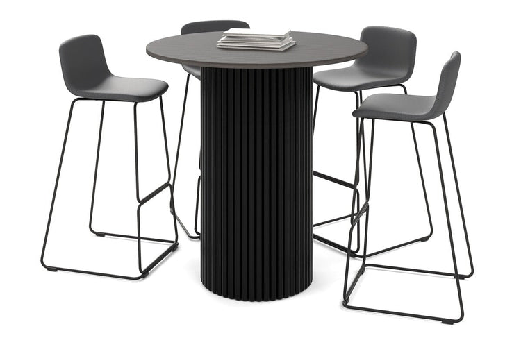 Baobab Circular Base Counter Round Table [1200mm] Jasonl 540mm black base dark oak 