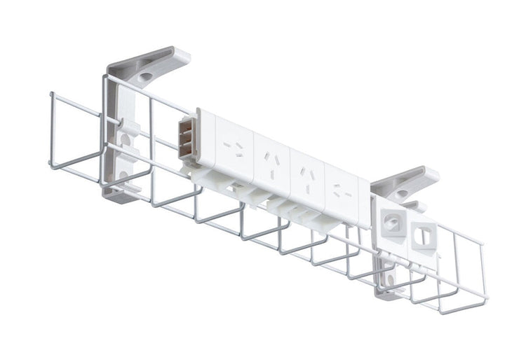 CMS Quad Auto Switched Power Module [White] CMS rotated 950mm none