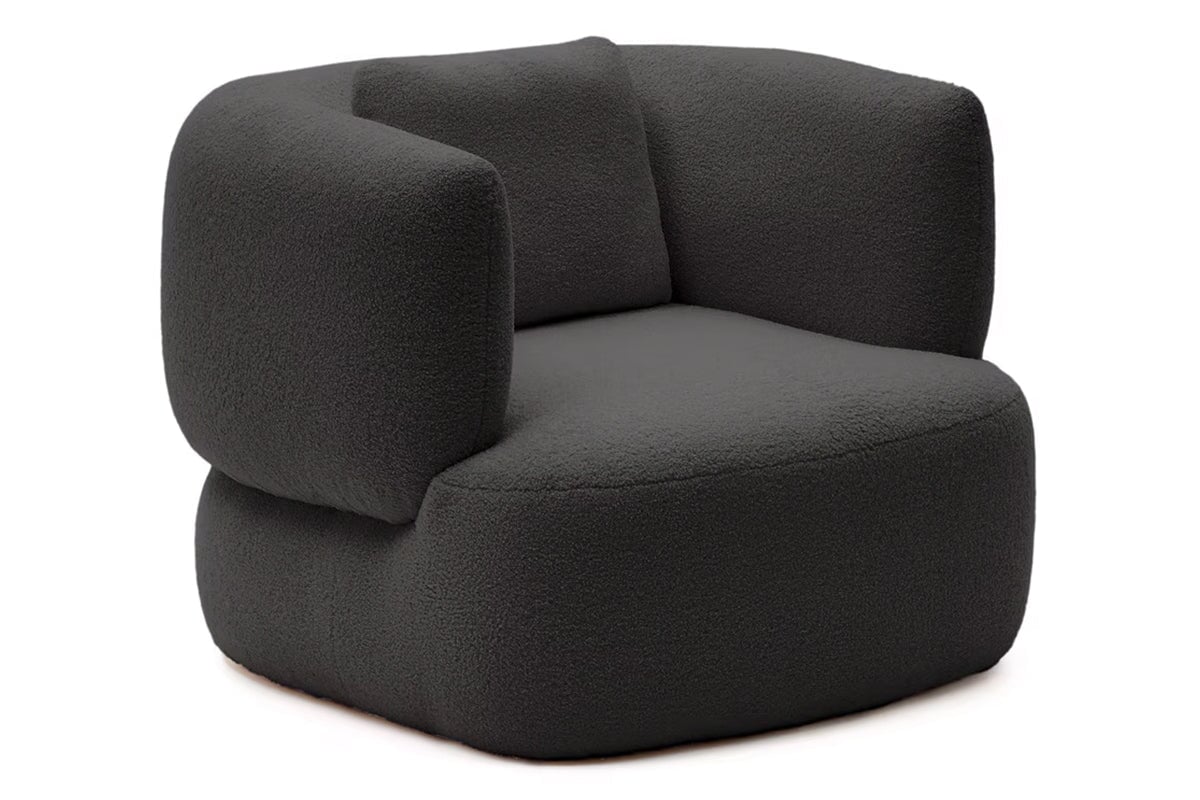 Como Maris Armchair - Boucle Fabric [Boucle] Como black 