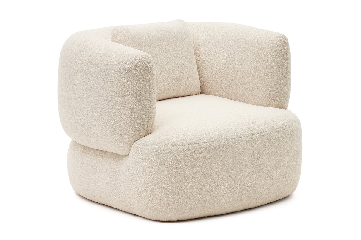 Como Maris Armchair - Boucle Fabric [Boucle] Como off-white 