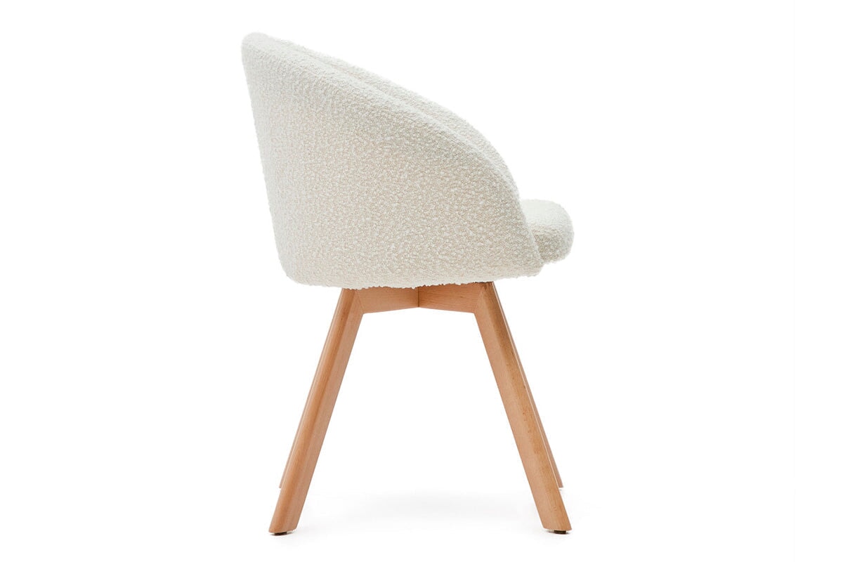 Como Marven Chair - Shearling Fabric [Shearling Fabric] Como 