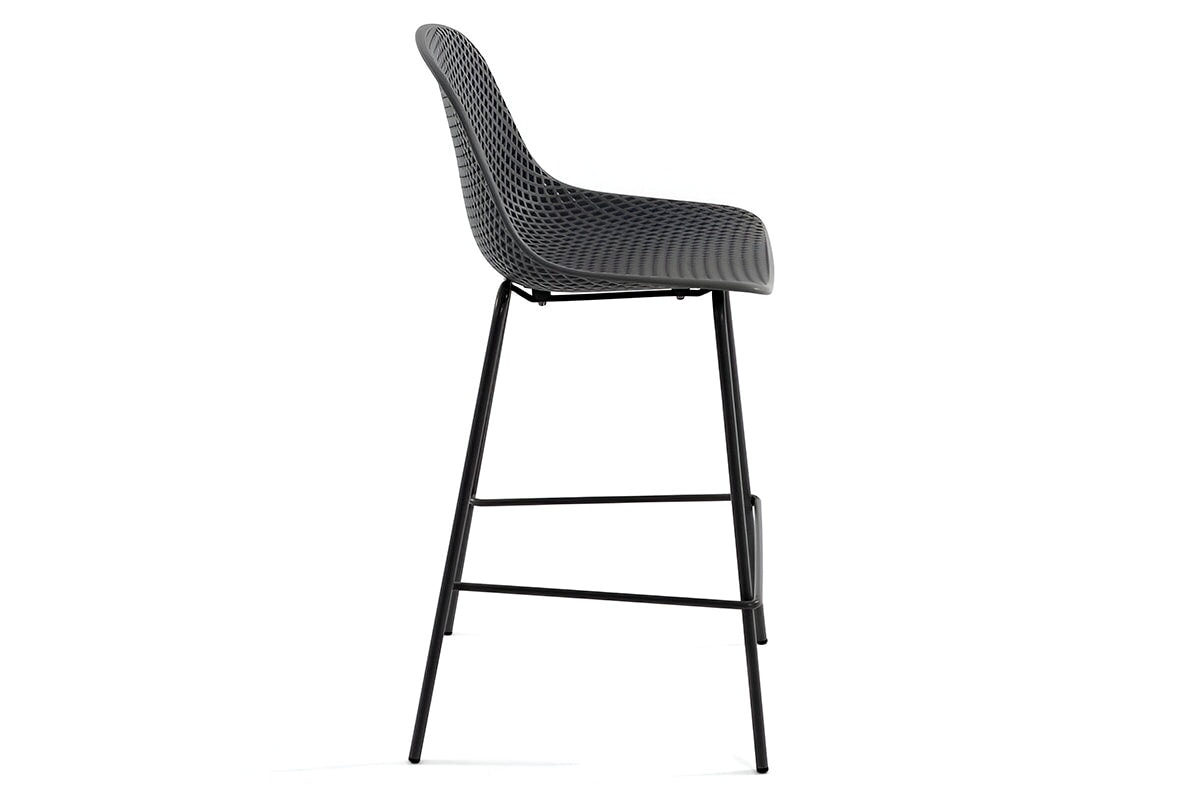 Como Quinby Outdoor Plastic Stool - 750mm Seat Height [1070H x 490W] Como 