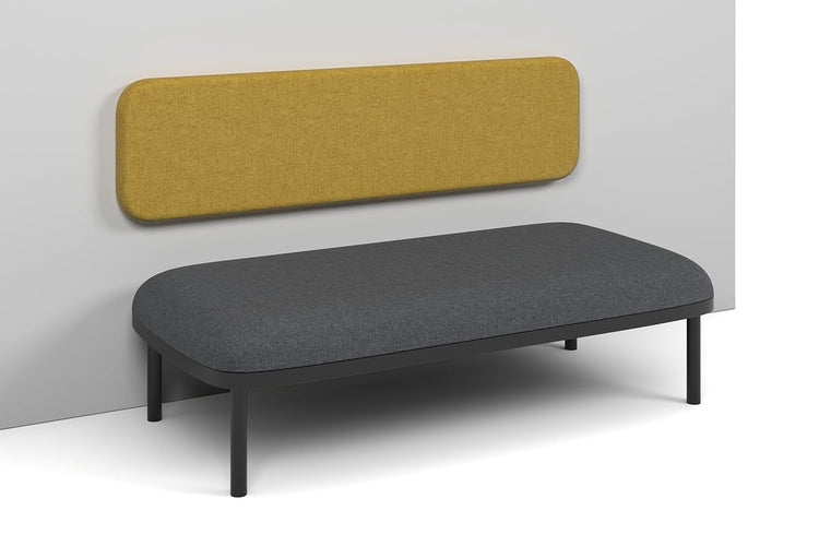 Cozy Double Bench Seat with Backrest Jasonl yellow 