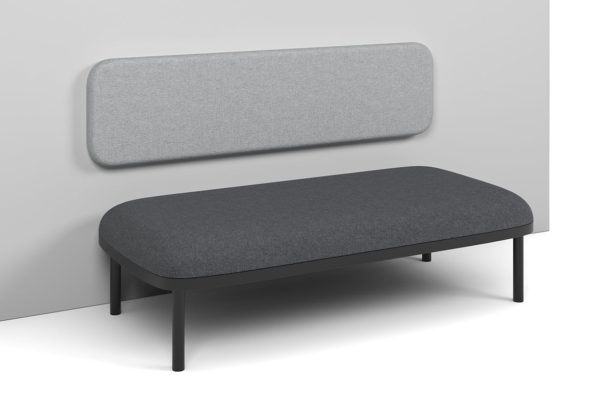 Cozy Double Bench Seat with Backrest Jasonl light grey 