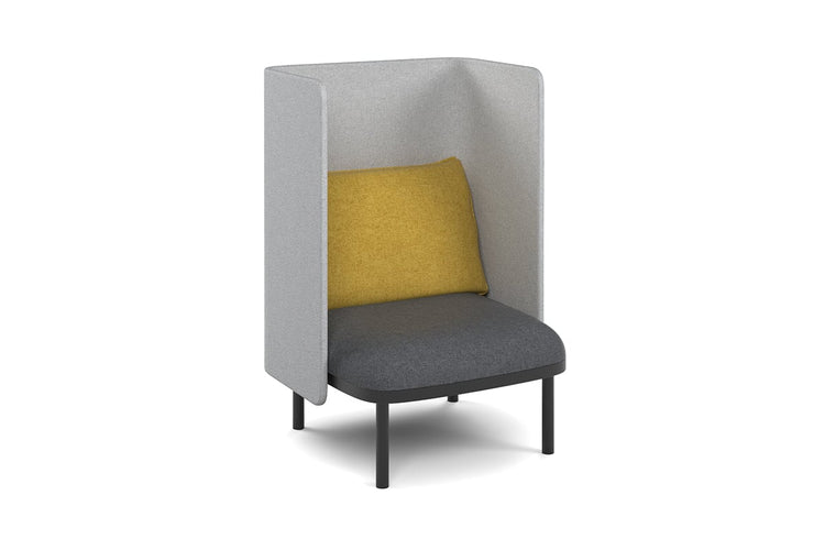 Cozy Single Seater High Back Lounge with Cushion Jasonl yellow 