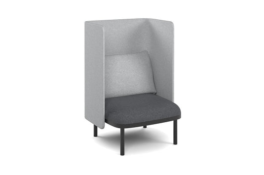 Cozy Single Seater High Back Lounge with Cushion Jasonl light grey 