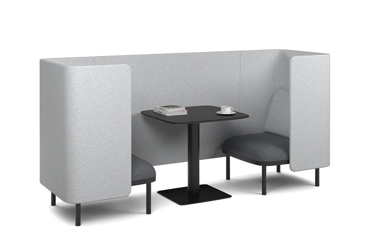 Cozy Two Single Seater Pod Privacy Booth Jasonl light grey standard table 