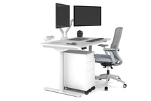 Flexi Premium Height Adjustable Single Workstation [1200L x 700W]