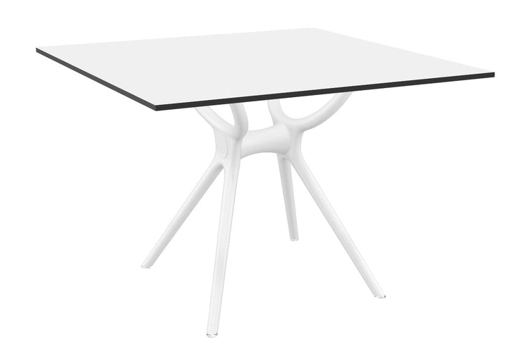 Hospitality Plus Aero Small Legs Table Top [800L x 800W] Hospitality Plus white base white 