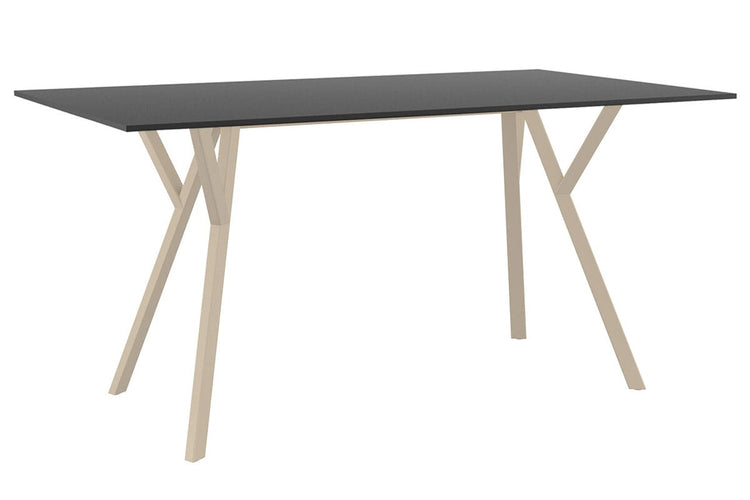 Hospitality Plus Maximo Medium Legs Table Top [1400L x 800W] Hospitality Plus taupe base black 