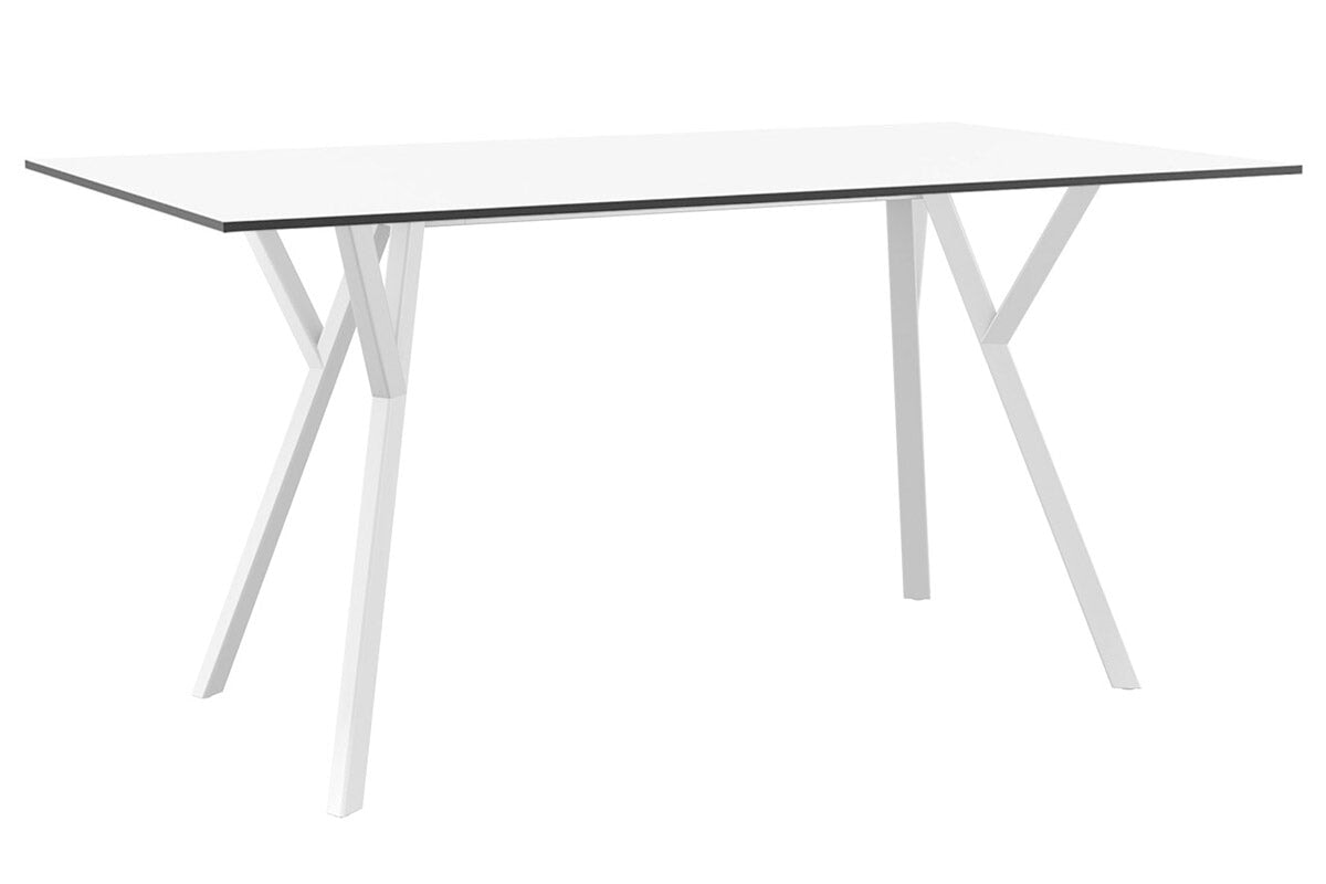 Hospitality Plus Maximo Medium Legs Table Top [1400L x 800W] Hospitality Plus white base white 