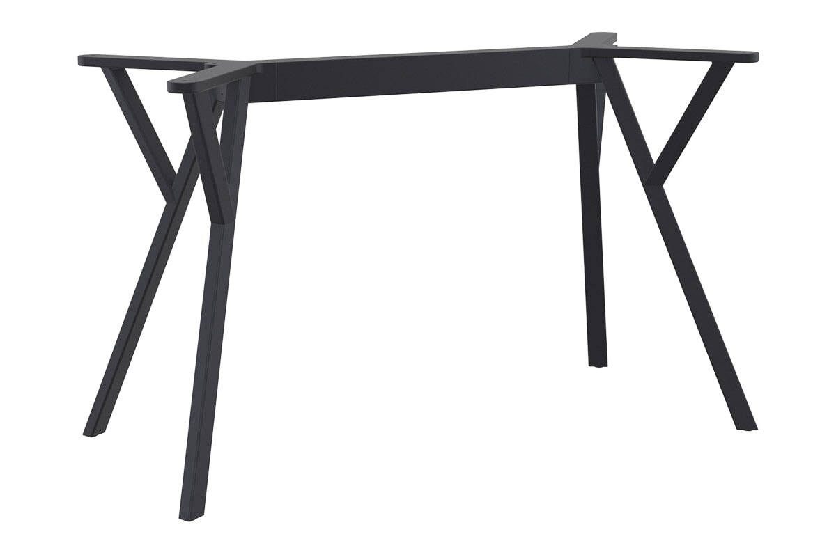 Hospitality Plus Maximo Medium Legs Table Top [1400L x 800W] Hospitality Plus black base none 