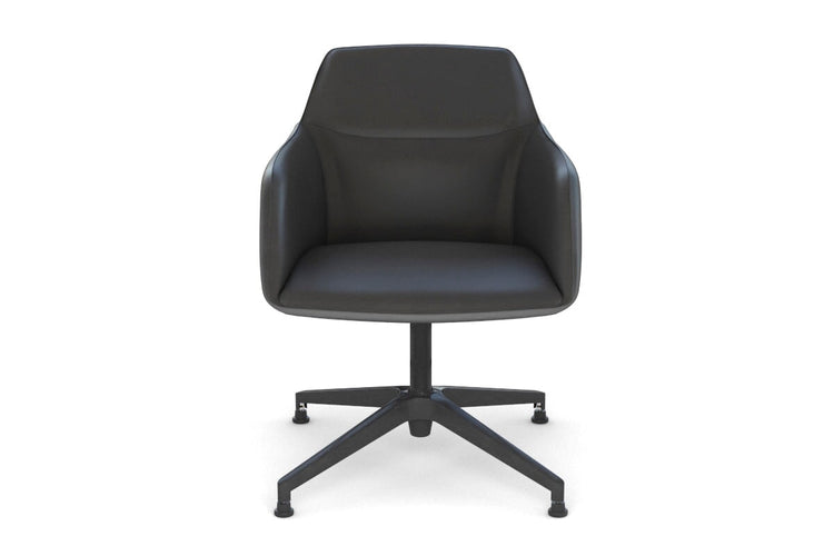 McDuck Swivel Office Chair - Black Base Jasonl PU black black glides 