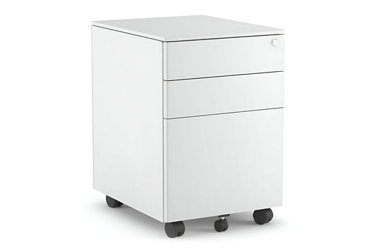 Mobile Pedestal with Filing Drawers Metal Jasonl white none 