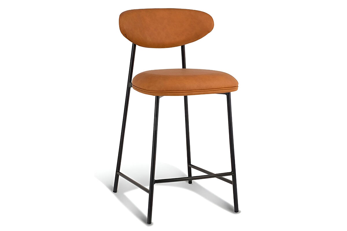 MS Hospitality Bonnie Stool - 650mm Seat Height [890H x 450W] MS Hospitality burnt caramel 