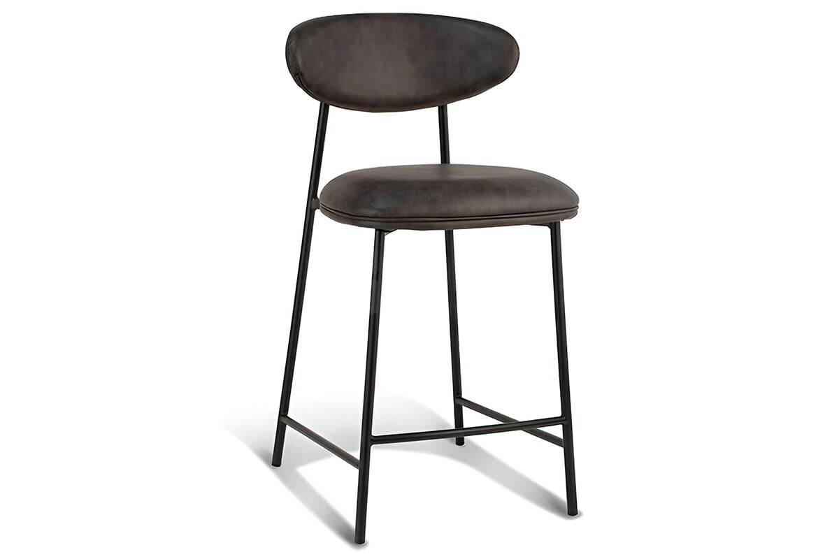 MS Hospitality Bonnie Stool - 650mm Seat Height [890H x 450W] MS Hospitality charcoal truffel 