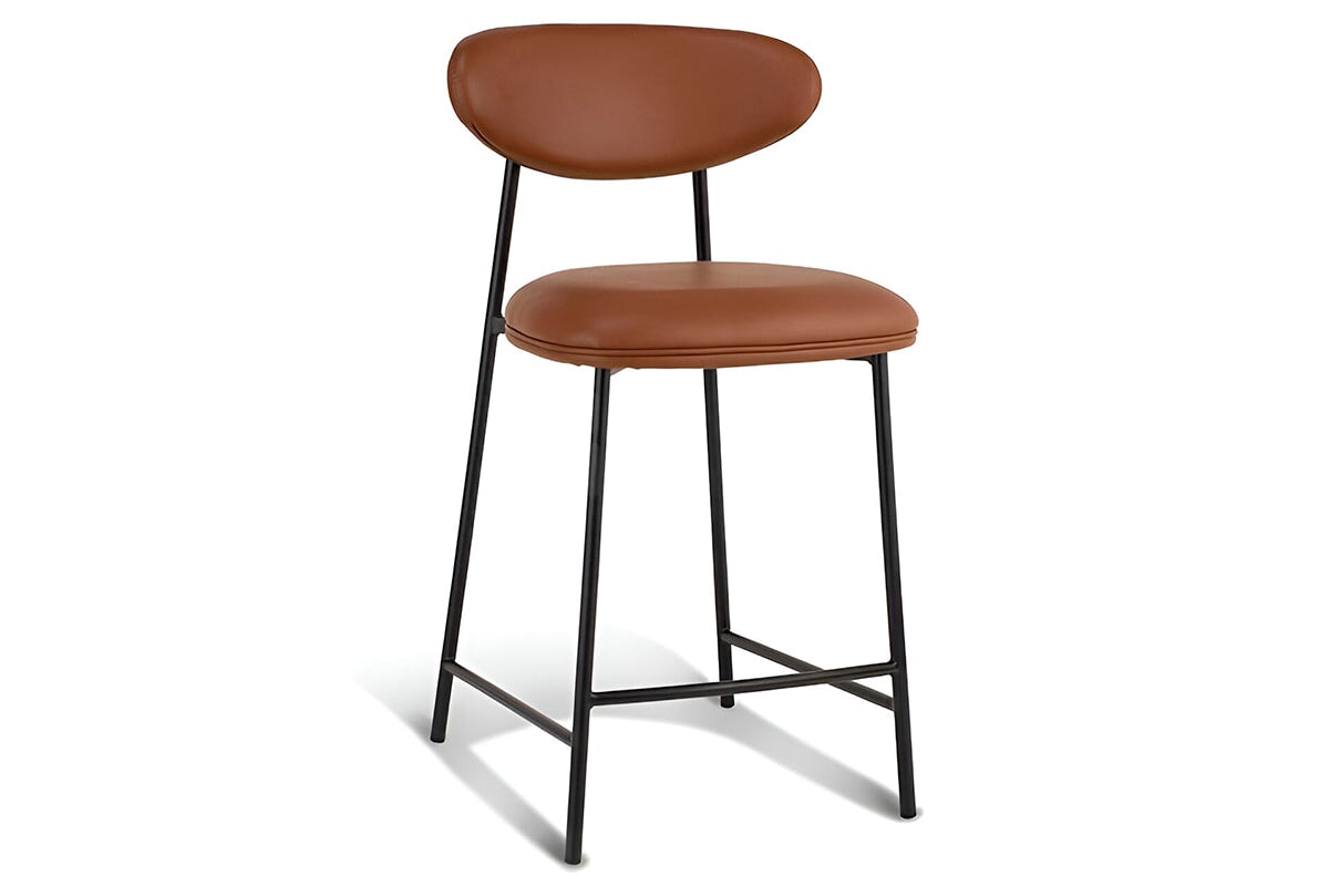 MS Hospitality Bonnie Stool - 650mm Seat Height [890H x 450W] MS Hospitality toffee brown 