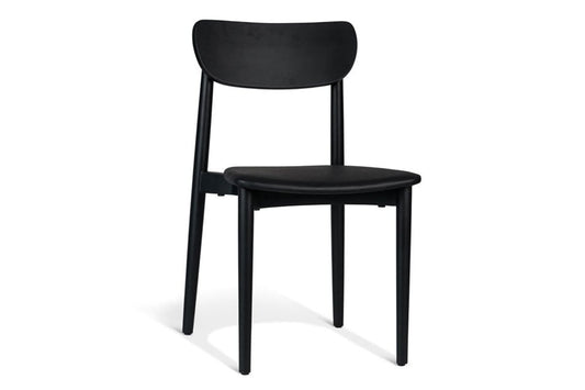 MS Hospitality Mawson Side Chair with Cushion Seat MS Hospitality black 