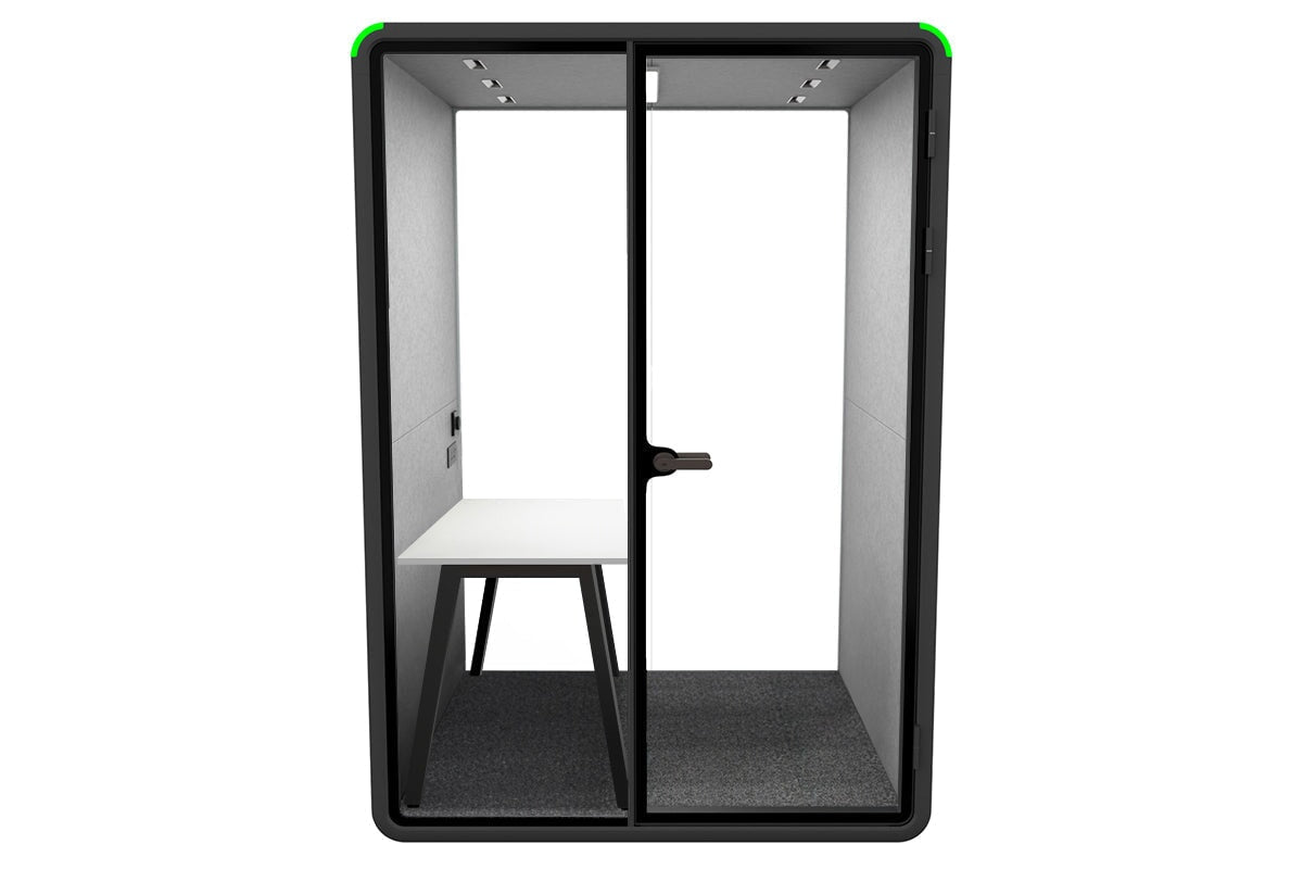 Nest Room Booth with Quadro A Table [Echo Panel] Jasonl black light grey none