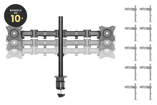 Pop Monitor Double Arm Black - Bulk Jasonl 