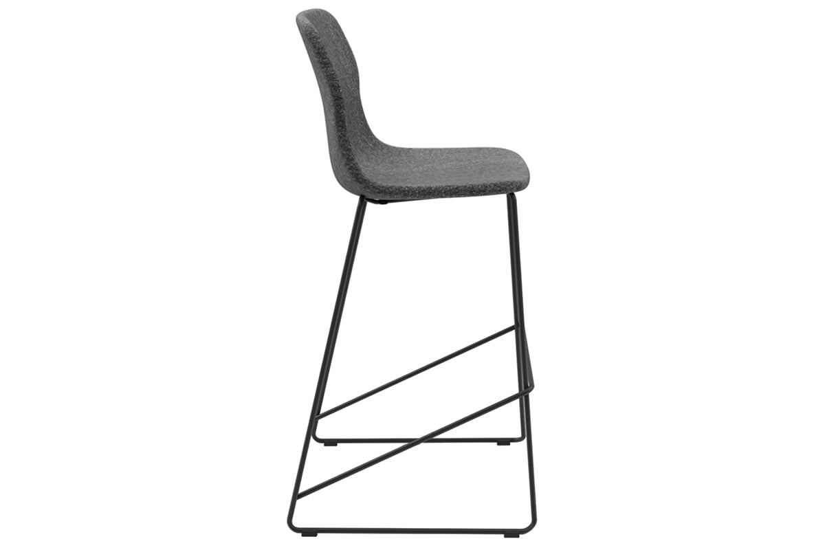 Sammy Counter Stool Sled Base - 760mm Seat Height [Fabric] Jasonl 