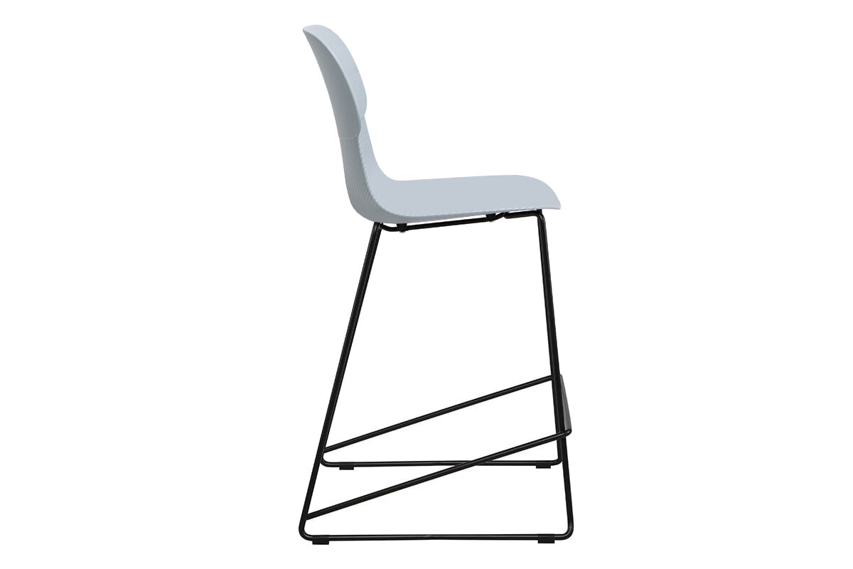 Sammy Counter Stool Sled Base - 760mm Seat Height [Plastic] Jasonl 