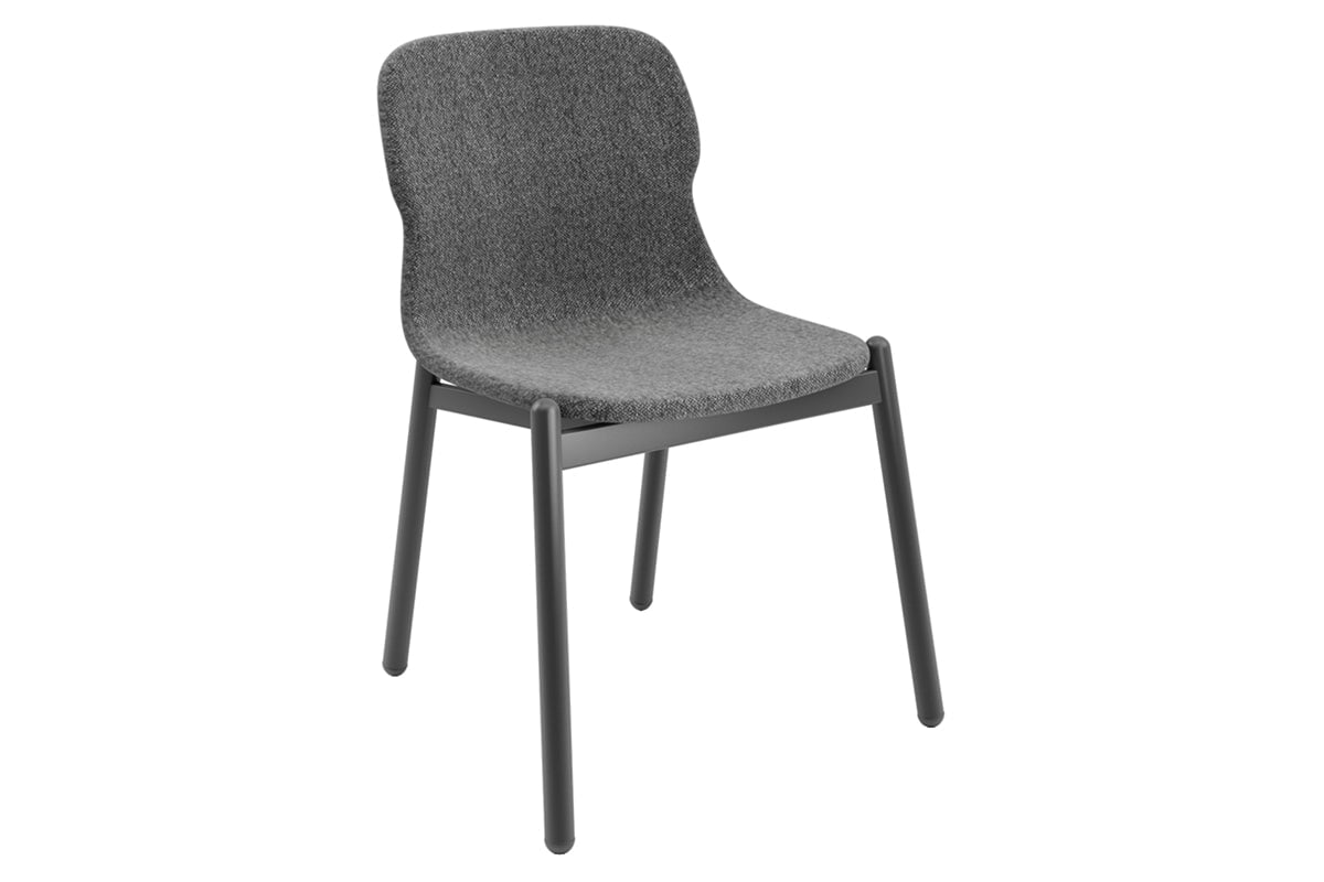 Sammy Fabric Chair - 4 Leg Base Jasonl dark grey 