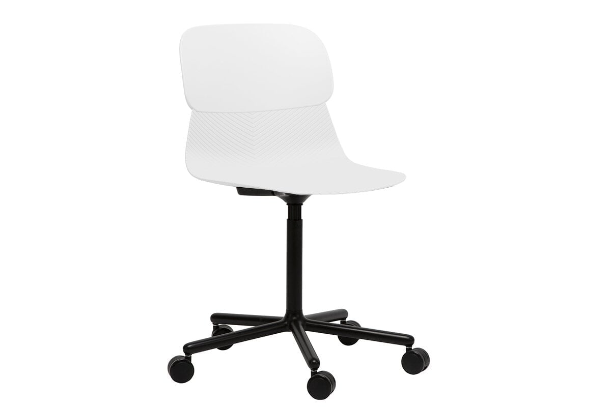 Sammy Plastic Chair - Swivel Base Jasonl white 