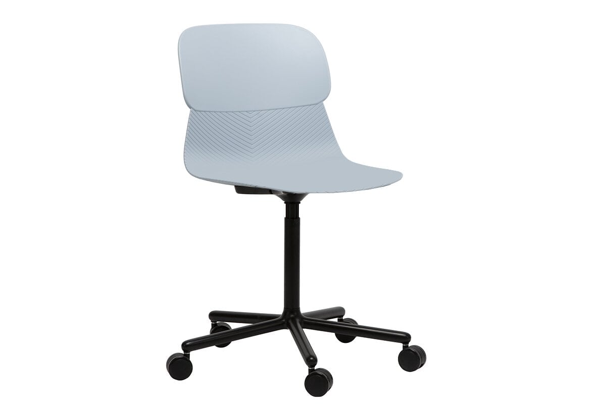 Sammy Plastic Chair - Swivel Base Jasonl blue 