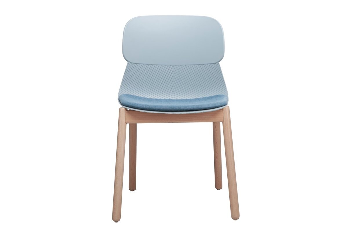 Sammy Plastic Chair - Wooden Leg Jasonl 