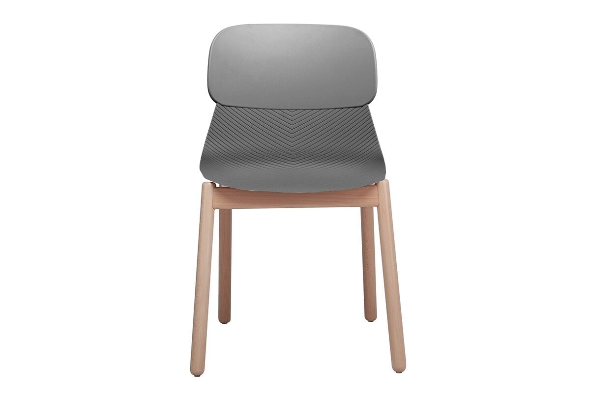 Sammy Plastic Chair - Wooden Leg Jasonl 