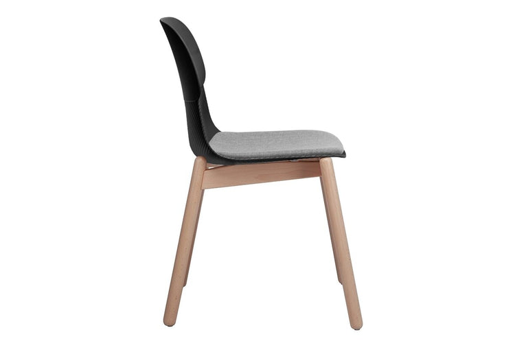 Sammy Plastic Chair - Wooden Leg Jasonl 