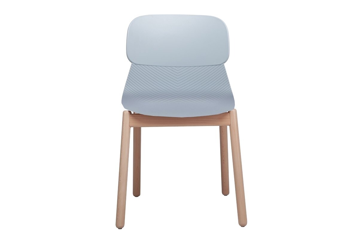 Sammy Plastic Chair - Wooden Leg Jasonl 