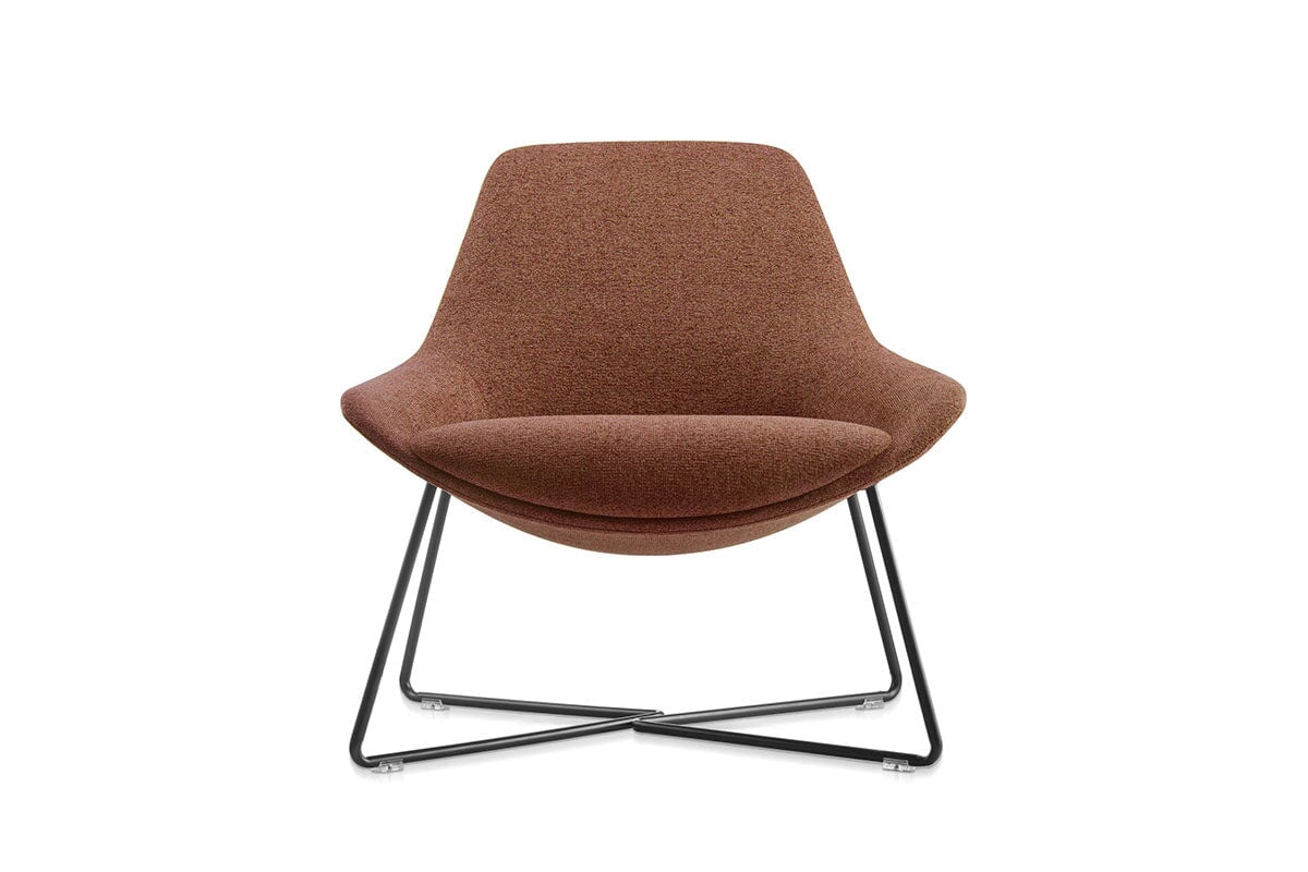 Sonic Lucie Lounge Chair - Cross Base Sonic brown 