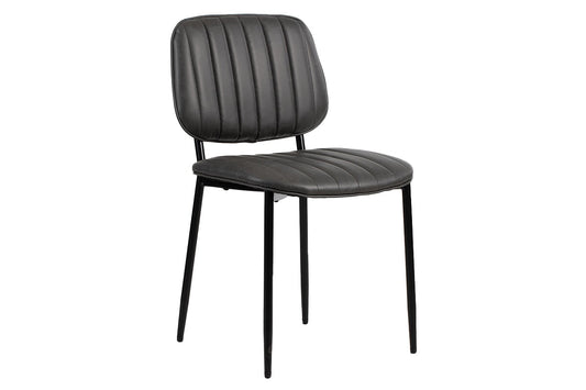 Stork 4 Leg Visitor Chair Jasonl dark grey 