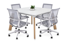  - Switch Meeting Room Table - Rounded Corners [1100L x 1100W with Rounded Corners] - 1